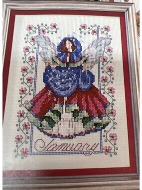 Cross Stitch Pattern Book Birthday Fairies Monthly Design School Of Needlework